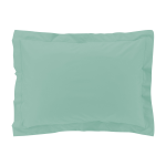 Taie d'oreiller Percale Coton sauge 50x70cm