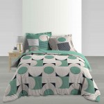Parure Housse de couette Percale Chic et Pop  260x240cm