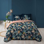 Parure housse couette 240x220 cm Guine bleu
