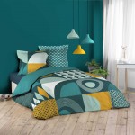 Parure housse couette 260x240cm Cercles