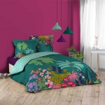Parure housse couette 260x240cm Douceur Tropicale