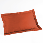 Taie d'oreiller coton 50 x 70 cm paprika