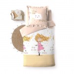 Housse de couette fille en trotinette