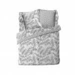 Housse de couette 220 x 240 cm Botania gris