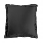 Taie d'oreiller 63 x 63 cm Couleur emotion noir