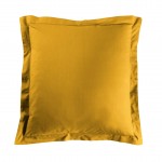 Taie d'oreiller 63 x 63 cm Couleur emotion jaune curry