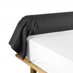 Taie de traversin 85 x 185 cm Couleur emotion noir