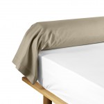 Taie de traversin 85 x 185 cm Couleur emotion beige