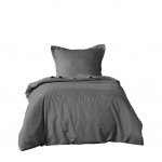Housse de couette 140 x 200 cm Line anthracite