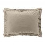 Taie d oreiller 50 x 70 cm Percale de coton sable