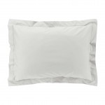 Taie d oreiller 50 x 70 cm Percale de coton blanc