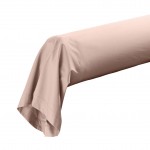 Taie de traversin 85 x 185 cm Percale de coton nude