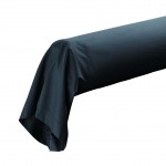 Taie de traversin 85 x 185 cm Percale de coton bleu nuit