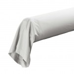 Taie de traversin 85 x 185 cm Percale de coton blanc