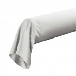 Taie de traversin 85 x 185 cm Percale de coton blanc