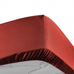 Drap housse 90 x 190 cm Percale de coton tomette