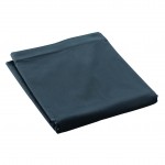 Drap plat 180 x 290 cm Percale de coton bleu nuit