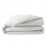 Housse de couette 220 x 240 cm Percale de coton blanc