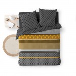 Housse couette + taies Microfibre Geo-Colorado