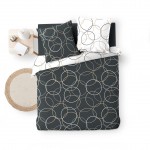 Housse de couette + 2 taies 240 x 260 cm Felix geometrique