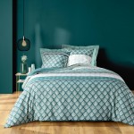 Housse de couette + 2 taies polycoton Collection Strie
