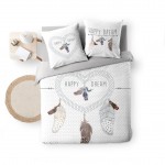 Housse couette + taies 220 x 240 cm Happy Dreams