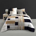 Parure Housse couette Percale Ulysse geometrique