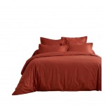 Housse de couette 220 x 240 cm Line terracotta