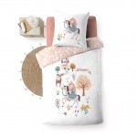 Housse de couette + 1 taie 140 x 200 cm Lilibel et sa licorne