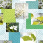Nappe Toile cire au mtre Modele Printanier