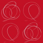 Nappe Toile cir�e au m�tre Argent Bully Rouge