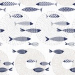 Nappe Toile cire au mtre Baleo