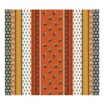 Nappe Toile cire au mtre Provencela Terracotta/Kaki