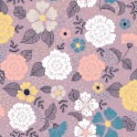 Nappe toile ciree au mtre Fleur de florentine