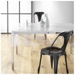 Toile cire nappe de protection 140 x 240 cm transparente