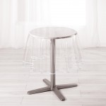 Nappe Cristal ronde transparente PVC Collection Garden