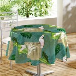 Nappe ronde Cacatoes vert