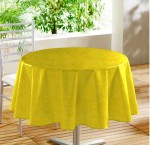 Nappe ronde Declino jaune