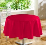 Nappe ronde Declino rouge