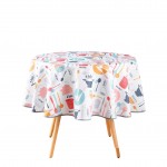 Nappe ronde 160 cm kitchen