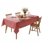 Nappe pvc 140 x 240 cm Mini vichy rouge