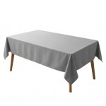 Nappe rectangle 140 x 250 cm Gris