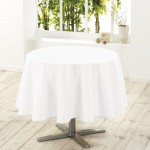 Nappe ronde Collection Essentiel top couleur