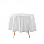 Nappe ronde Essentielle unie 180 cm Blanc