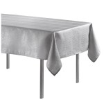 Nappe Jacquard Damass� 140 x 250 cm Serpentile Argent