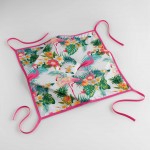 Coussin Galette de chaise Collection Flamant Rose