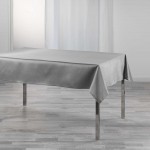 Nappe 140x240cm Shana gris perle