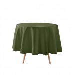 Nappe ronde Essentielle unie 180 cm Kaki