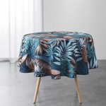 Nappe ronde Collection feuilles Alianor