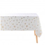 Nappe Collection Astre m�tallis�e 140 x 240 cm or